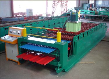 Doppelte Decking-Art Farbstahlrollenehemaliges Maschine 8 - 12 M/minimale Produktions-Geschwindigkeit