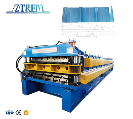 36 Zoll breite miteinander verbundene Metallplatten Formmaschine Beste Wahl für PBR-Platten Metalldach
