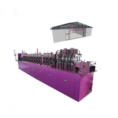 Maschine zur Herstellung von Leichtmetall-Stahl-Villa-Rahmen-Roll-Roll-Rollformmaschine für den Bau