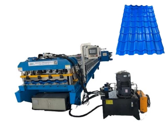 Elektrische 0,8 mm Glasfliesen-Rollformmaschine mit hoher Arbeitsgeschwindigkeit