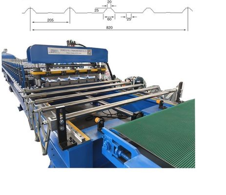 Hochgeschwindigkeits- und automatische Maschine zur Herstellung von Metalldachblechen