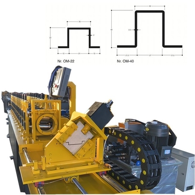 Verzinkte Omega-Stahlprofil-Rollformmaschine