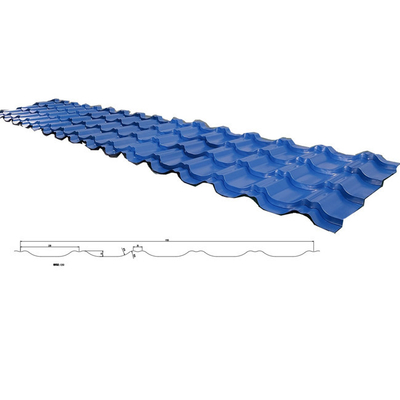 Metallfliesen 3D-Modell Metalldachblech-Rollformmaschine
