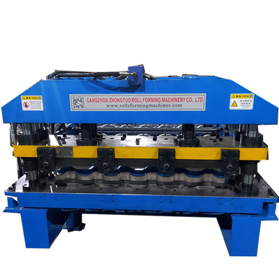 Metallfliesen 3D-Modell Metalldachblech-Rollformmaschine