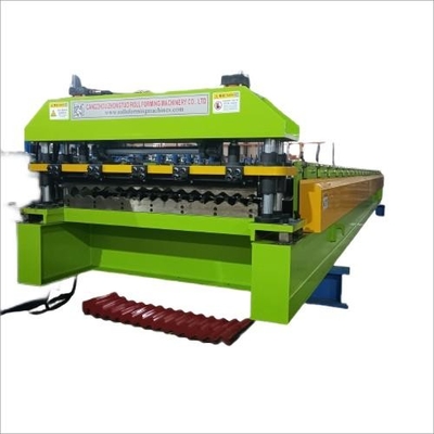 1000 mm Wellblechrollenformmaschine Hydraulisches Scheren