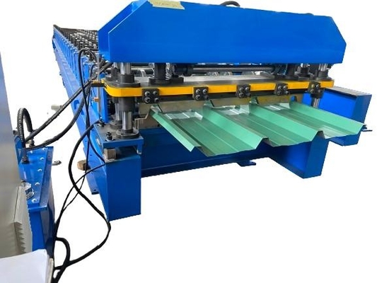 Hochwertige Metall-Dachplatten-Rollformmaschine mit PLC-Steuerung