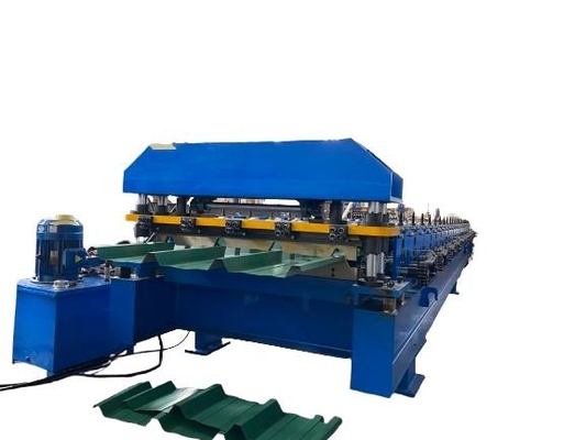 Hochwertige Metall-Dachplatten-Rollformmaschine mit PLC-Steuerung