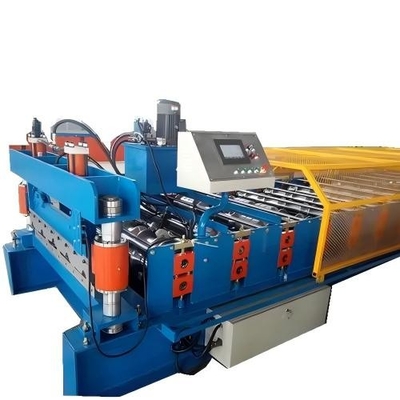 36 Zoll breite miteinander verbundene Metallplatten Formmaschine Beste Wahl für PBR-Platten Metalldach