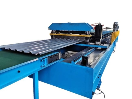 Anpassungsfähige Hochgeschwindigkeits-Trapez-Dachrollenformmaschine