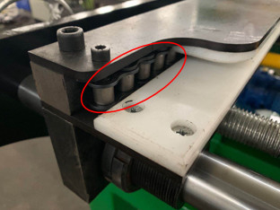 Längere Lebensdauer der Maschine Kupplungsvorrichtung Doppelschicht-Dachrollenformmaschine