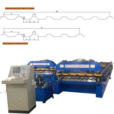 Exposed Fastener System Einfache Plattenbefestigung PBD Platten Rollenformmaschine