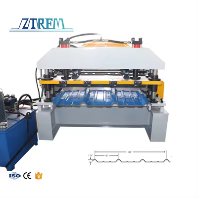 Hochgeschwindigkeits- und hochwertige R-Panel-Profil-Roll-Dachrollenformmaschine