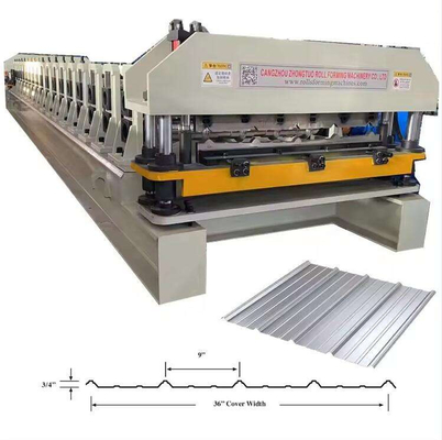 Hochgeschwindigkeits- und hochwertige R-Panel-Profil-Roll-Dachrollenformmaschine