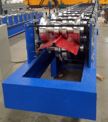 4kw Hochleistungs-Ridge Cap Roll Forming Machine für nahtloses Dachsystem