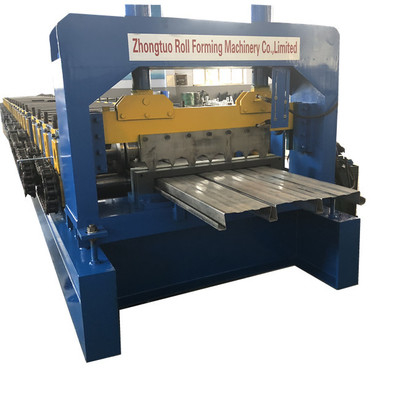 Hochgeschwindigkeits-Dovetail-Form-Floor-Stahl-Decking-Rollformmaschine