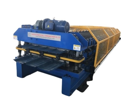 Industrielle Rollenformmaschine mit Doppeldeck für eine verbesserte Strukturunterstützung und Effizienz