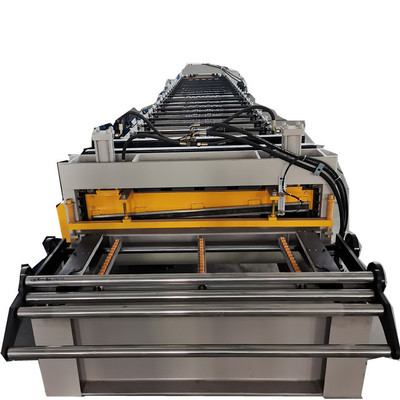 Stahlplattenprofil-Rollformmaschine mit hydraulischem Vorschneider für Effizienz