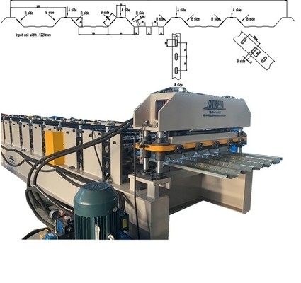 Stahlplattenprofil-Rollformmaschine mit hydraulischem Vorschneider für Effizienz