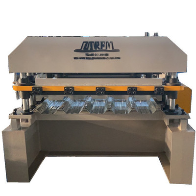 Stahlplattenprofil-Rollformmaschine mit hydraulischem Vorschneider für Effizienz