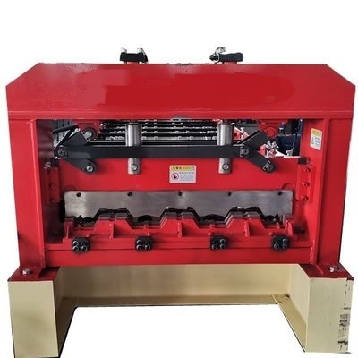 High Efficiency Metal Roof Deck Roll Forming Machine mit 3x11kw Hauptmotorleistung