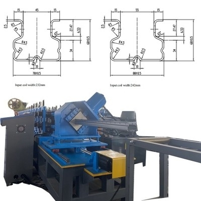 Welt-Punching Automatische Regal- und Lagerrack-Rollformmaschine