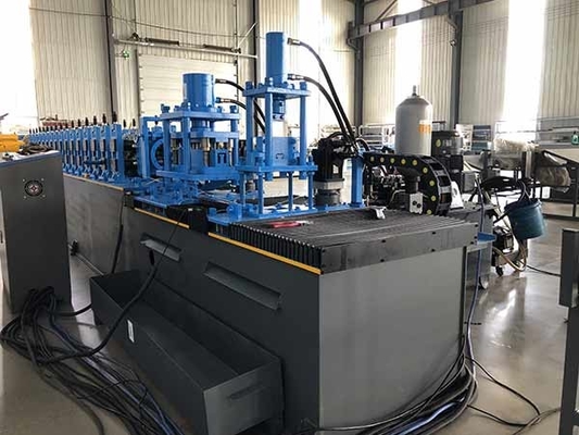 Precision Strut Channel Roll Forming Machine mit 70 mm Roller Shaft Durchmesser und anpassbare Schneidlänge