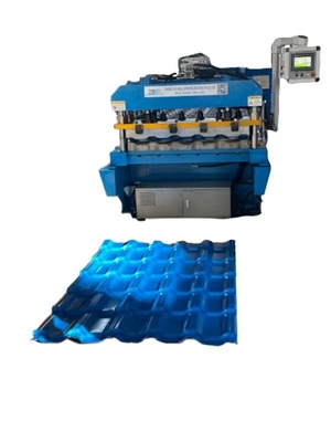 Elektrische 0,8 mm Glasfliesen-Rollformmaschine mit hoher Arbeitsgeschwindigkeit
