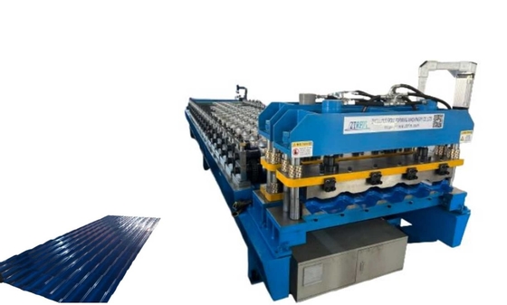 Elektrische 0,8 mm Glasfliesen-Rollformmaschine mit hoher Arbeitsgeschwindigkeit