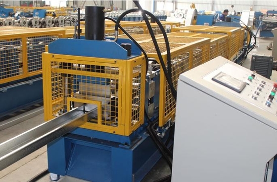 Hydraulisches Streichen 18 Stationen C Purlin Rollformmaschine PLC