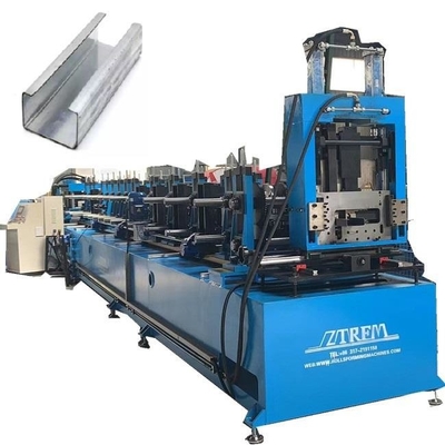 Präzisionsmaschine CZ Purlin Rollformmaschine zur Erhöhung der Steifigkeit und Strukturunterstützung