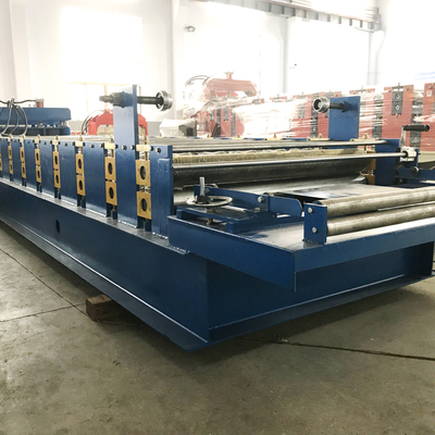 Aluminium-Dach glasig-glänzende Fliese des Baumaterial-800, die Maschine Boden die Rolle bedecken lässt bildet Maschine