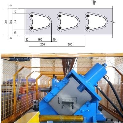 Logische Wand Strukturelle Wand Stift und Gleis Rolling Forming Maschine Hochgeschwindigkeit