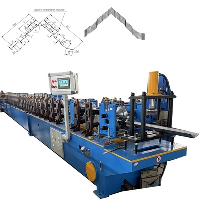 Breitenverstellbare Firstkappen-Rollformmaschine